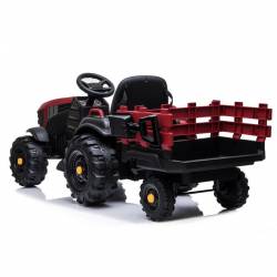 Traktor z Przyczepą na akumulator BDM0925 Czerwony-1236119