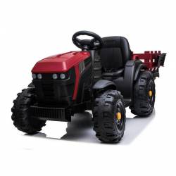Traktor z Przyczepą na akumulator BDM0925 Czerwony-1236120