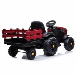 Traktor z Przyczepą na akumulator BDM0925 Czerwony-1236121