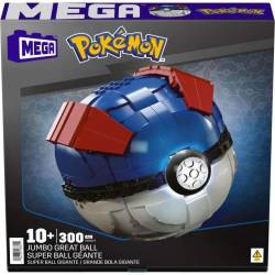 Zestaw konstrukcyjny Mega Construx Duży Great ball Pokemon-2479373