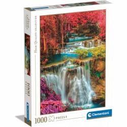 Puzzle 1000 elementów High Quality Kolorowe tajskie wodospady-2637884