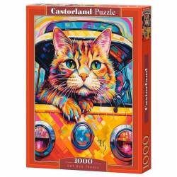 Puzzle 1000 elementów Cat Bus Travel-2644794