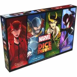 Gra Dice Throne Marvel Box 1 Scarlet Witch, Thor, Loki, Spider-Man-2659355