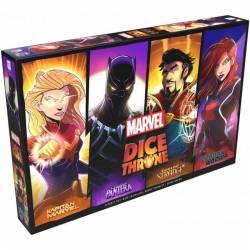 Gra Dice Throne Marvel Box 2 Czarna Pantera, Kapitan Marvel, Doktor Strange, Czarna Wdowa-2659356