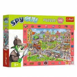 Puzzle 100 elementów Obserwacyjne Spy Guy Miasto-2685970