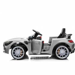 Lean Toys Auto na Akumulator Mercedes GTR Srebrny Lakierowany-704967