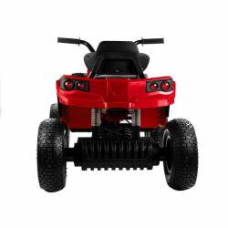 Lean Toys Quad na Akumulator BDM0906 Pompowane Koła Czerwony-721501